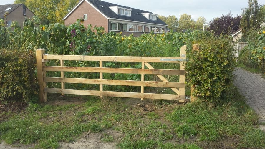Houten hek